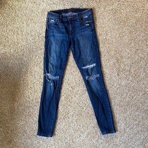 Joes jeans. Skinny distressed.